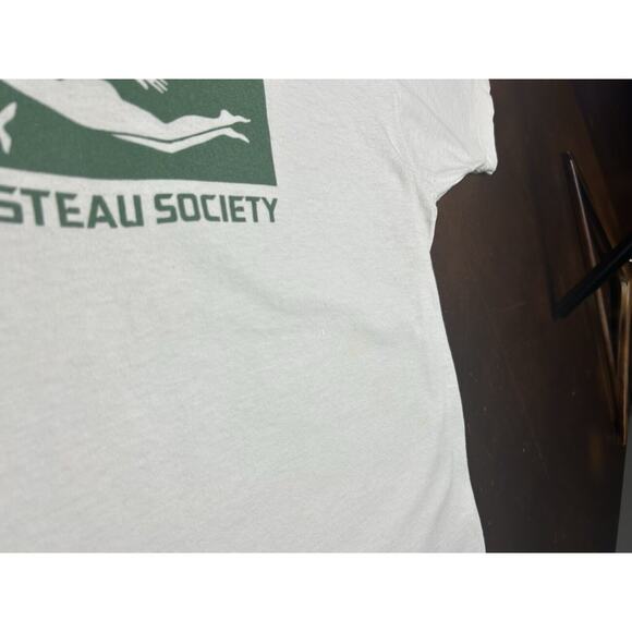 VTG 90s Calypso The Jacques Cousteau Society Short Sleeve T Shirt (Size L) RARE - Picture 9 of 12